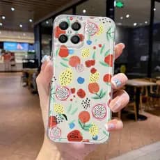Capinha Capa transparente Anti-impacto Colorido para Redmi  poco x7 x6 x5 F6 pro 12 13 14 note 14 13 12 pro 4G/5G