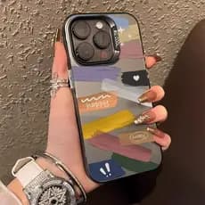 Capinha capa para iPhone 11 12 13 14 15 16 17 Pro max Colorido À Prova D'água De Choque E Dissipação De Calor