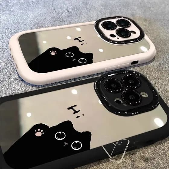 Gato Lindo Soft Shell Silicone Anti Drop Capinha Capa Para Redmi 13C 14C Nota 10 11 12S 13 PRO POCO X6 X3 X4 F5 M4