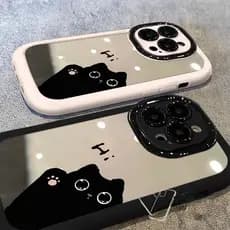 Gato Lindo Soft Shell Silicone Anti Drop Capinha Capa Para Redmi 13C 14C Nota 10 11 12S 13 PRO POCO X6 X3 X4 F5 M4