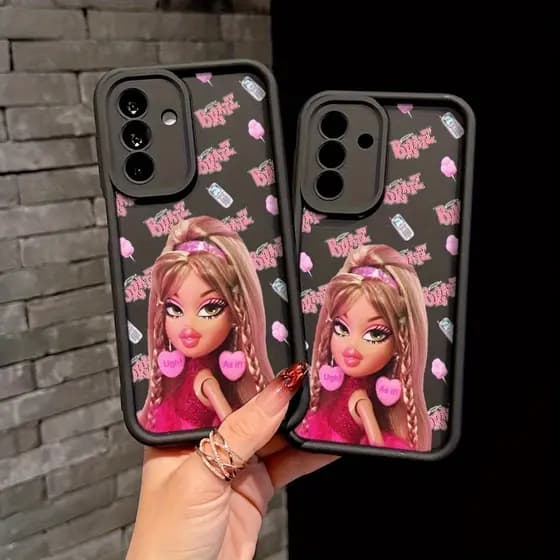 Capinha Capa de silicone Anti-impacto Barbie doll para Redmi Poco 6 F5 Pro Note 10 11 12 13 14  Pro 9A  lite4 5G