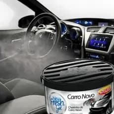 KIT 2 UNIDADES Cheirinho de carro em Gel LUXCAR - CARRO NOVO,  aromatizante para carro