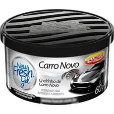 KIT 3 UNIDADES Cheirinho para carro LUXCAR - CARRO NOVO, 60g - aromatizante para carro