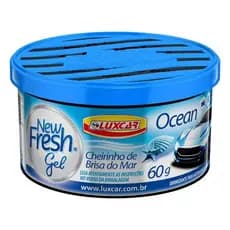 KIT 2 UNIDADES Cheirinho para carro em Gel  LUXCAR - OCEAN, 60g - fragrância automotiva