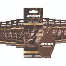 Aromatizante automotivo AREON - LEATHER INTERIOR, odorizador para carro