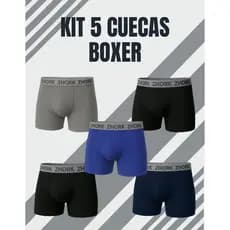 Kit Cuecas Box Boxer Microfibra Original Qualidade 810-K-C99