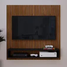Painel Gold Para TV Até 32 Polegadas Quarto Sala Apartamento Painel Prateleira e Nicho Varias Cores