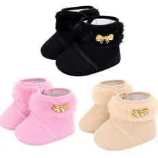 Botinha Feminina Bebê Inverno Quentinha Bota Infantil