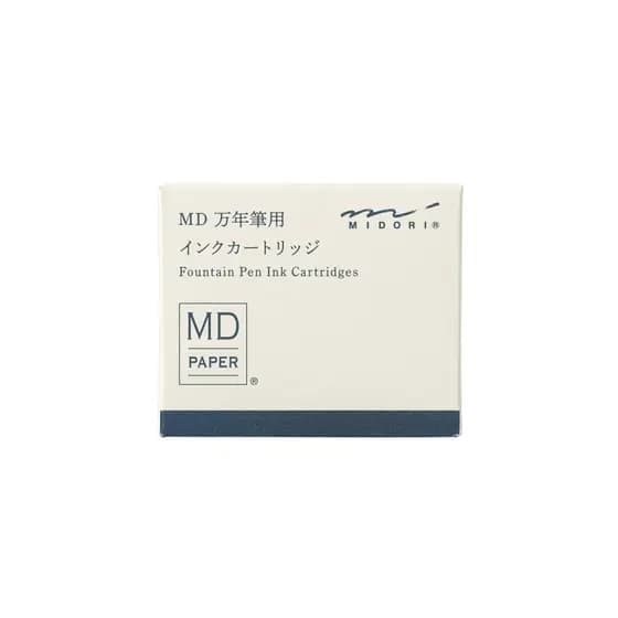 Cartucho para caneta-tinteiro Midori MD, azul-preto, 38081006 [Enviado diretamente do Japão]