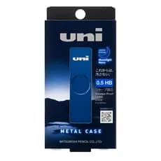 Mitsubishi Pencil Lápis Mecânico Chumbo Uni Metal Case Limited Moonlight Navy 0,5 HB ULSM05HB.MLN [Enviado diretamente