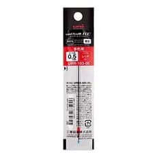 Recargas Mitsubishi Pencil Uni-ball RE3, 0,5 mm, vermelhas, pacote com 5 [Enviado diretamente do Japão]