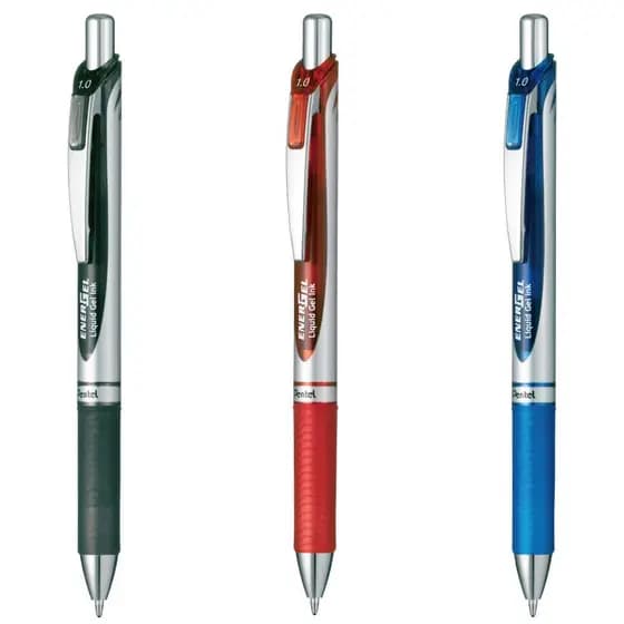 Pentel Caneta Esferográfica Gel Ink Energel Knock Tipo 0,5mm Eixo Preto AMZ-BL80-3 3 Cores [Enviado diretamente do Japã