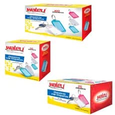 Argola Chaveiro com Etiqueta 100, 50 ou 25 Unidades Sortidos Maxcril Identificador de Chaves Waleu