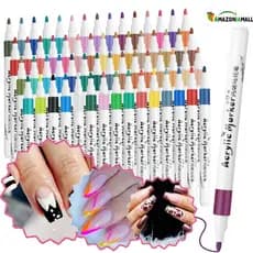 Caneta para Nail Art, Acrilico: 12/24/36/48/60 cores, perfeita para decorar unhas acrflicas