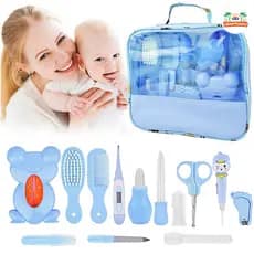Kit 13 Higiene Cuidado Bebê Recém Nascido Essencial 13 Peças Cuidados Com O Bebê Recém Recém