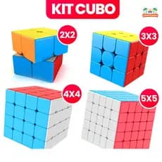 Conjunto de cubos de rubik profissional Original, cubo de rubik Anti-estresse, brinquedo de Jade preto 2x2/3x3/4x4/5x5/p
