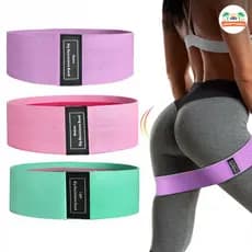 Kit de tira elástica de 3 forças para treinamento de academia de Pilates de ioga