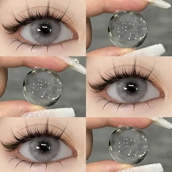 EYESHARE AURORA Série 14.2 Mm Lente De Contato Maquiagem Natural Para Os Olhos Lentes De Cor Anual