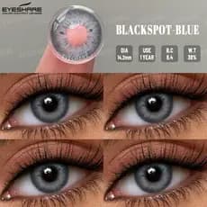 EYESHARE Envio Do Brasil , Uso Anual , Rápido , 1 Par De Lentes Azuis , Maquiagem De Beleza , De Contato Marrons Colorid