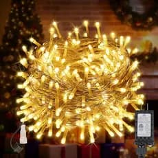 10/20/30m Corda De Luz De Natal Luzes LED Cor Quente Com Conector-110V/220V