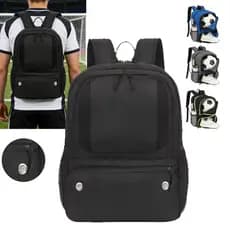 Mochila escolar, mochila de futebol com compartimentos, para esportes e lazer.