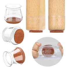 Kit4/Kit12/Kit24 Capa protetora de silicone para cantos de mesa e cadeira