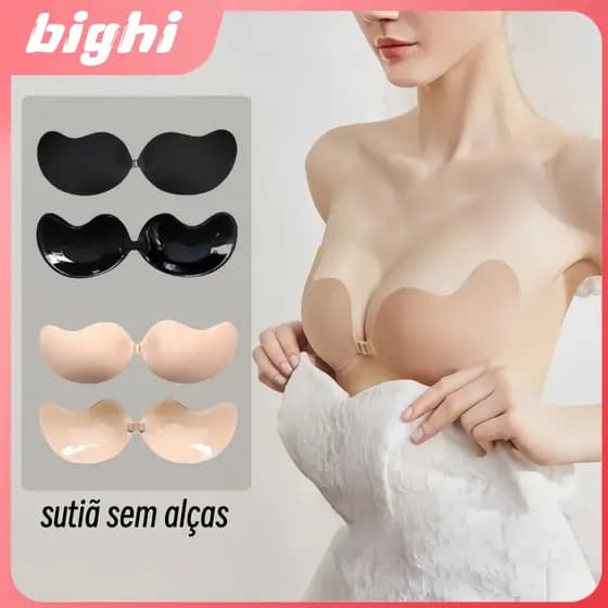 Adesivos de Silicone para o Peito - Auto-Adesivos e Invisíveis