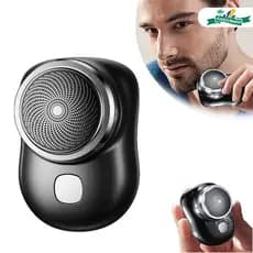 Altamente recomendado!Mini aparador de barba elétrico portátil, tipo C, desconto!