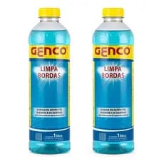 Kit 2 Unidades Genco Limpa Bordas Para Piscinas 1l