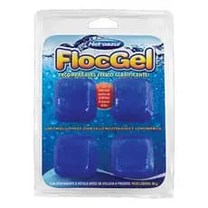 Floc Gel Pastilha Clarificante  4 cubos Hidroazul 90g para Limpeza De Piscinas