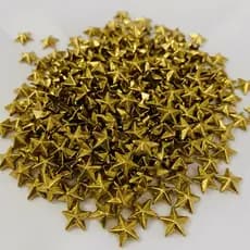 Strass Convex Metal Termocolante Estrela 40 unidades