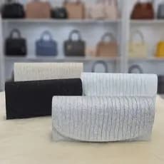 Bolsa Feminina Clutch Festa Brilho Gliter Carteira De Mão Luxo Casamento Alça Transversal Corrente Social Formatura