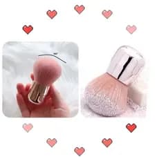 KIT 1/3 PCS Pincel De Maquiagem Facial Pó Blush Base Rosa Kabuki