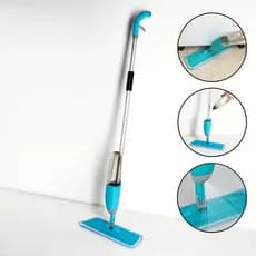 Mop Spray Fit Microfibra Verde Reservatório 300ml Flash Limp Rodo