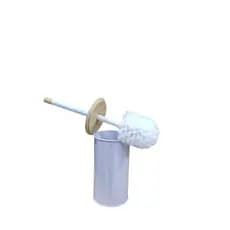 Escova Sanitária C/ Suporte em Inox e Bambu -Vencedor