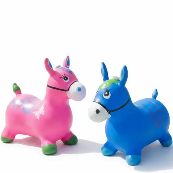 Cavalinho Upa Upa Inflável 50x60cm com Som – Brinquedo Infantil Pula Pula Resistente até 60kg | Diversão e Equilíbrio