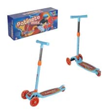 Patinete Infantil 3 Rodas Com LED Dobrável Suporta 50kg Menino e Menina Com Freio Resistente Conect Brinquedo