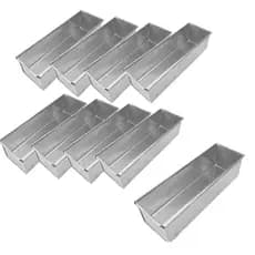 Kit 9 Formas Para Bolo Slice Cake Pão de Forma Aluminio Caparroz