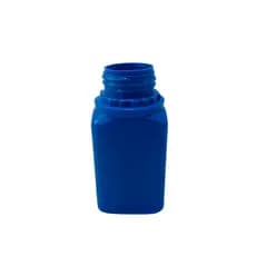 FRASCO PARA ENVASE PRODUTOS QUÍMICOS TINTAS OUTROS - PEAD AZUL DE 250ML QUADRADO 3, 5 OU 10 UNIDADES