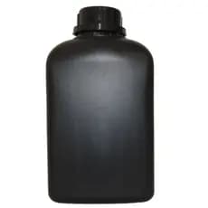 FRASCO PEAD DE 1000ML RETANGULAR COR PRETO