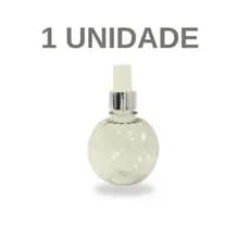 🧴 Garrafa Bolinha PET Spray Redonda Transparente 250ml com Válvula Prata Para Aromatizante Perfume