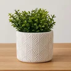 Vaso decorativo com Planta Artificial – Decoração Moderna p/ Casa e Escritório