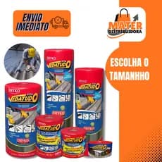 Manta Asfáltica Metalizada Auto Adesiva Vedação Telhas Lajes Vedatudo Vários Tamanhos