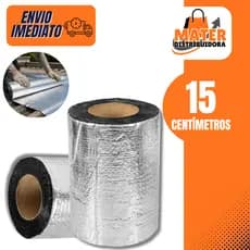 Fita Asfáltica Impermeável 15CMx10M Manta Adesiva Para Reparos, Rufo, Calha Telhado