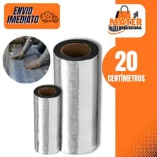 Fita Asfáltica Impermeável 20CMx10M  Manta Adesiva Para Reparos, Rufo, Calha Telhado