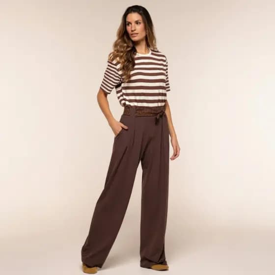 Calça Pantalona Keeper Social Wide Leg