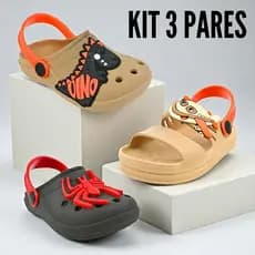 Kit 3 Pares Infantil Masculino Original Lançamento Para Meninos Estilosos Super Macio Envio Imediato