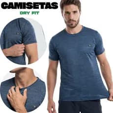 Camiseta Masculina Dry Fit Lisa Básica Casual Premium Academia Treino Corrida Poliéster