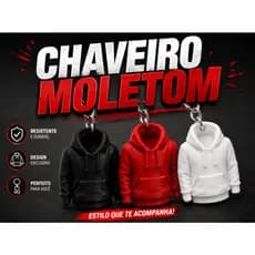 Chaveiro mINI Moletom 3D Fofo Criativo Para Bolsa Mochila Chaves Presente Geek Estiloso