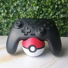 Suporte para Controle Pokébola Pokemon – Nintendo Switch, Xbox e PlayStation – Decoração Gamer setup